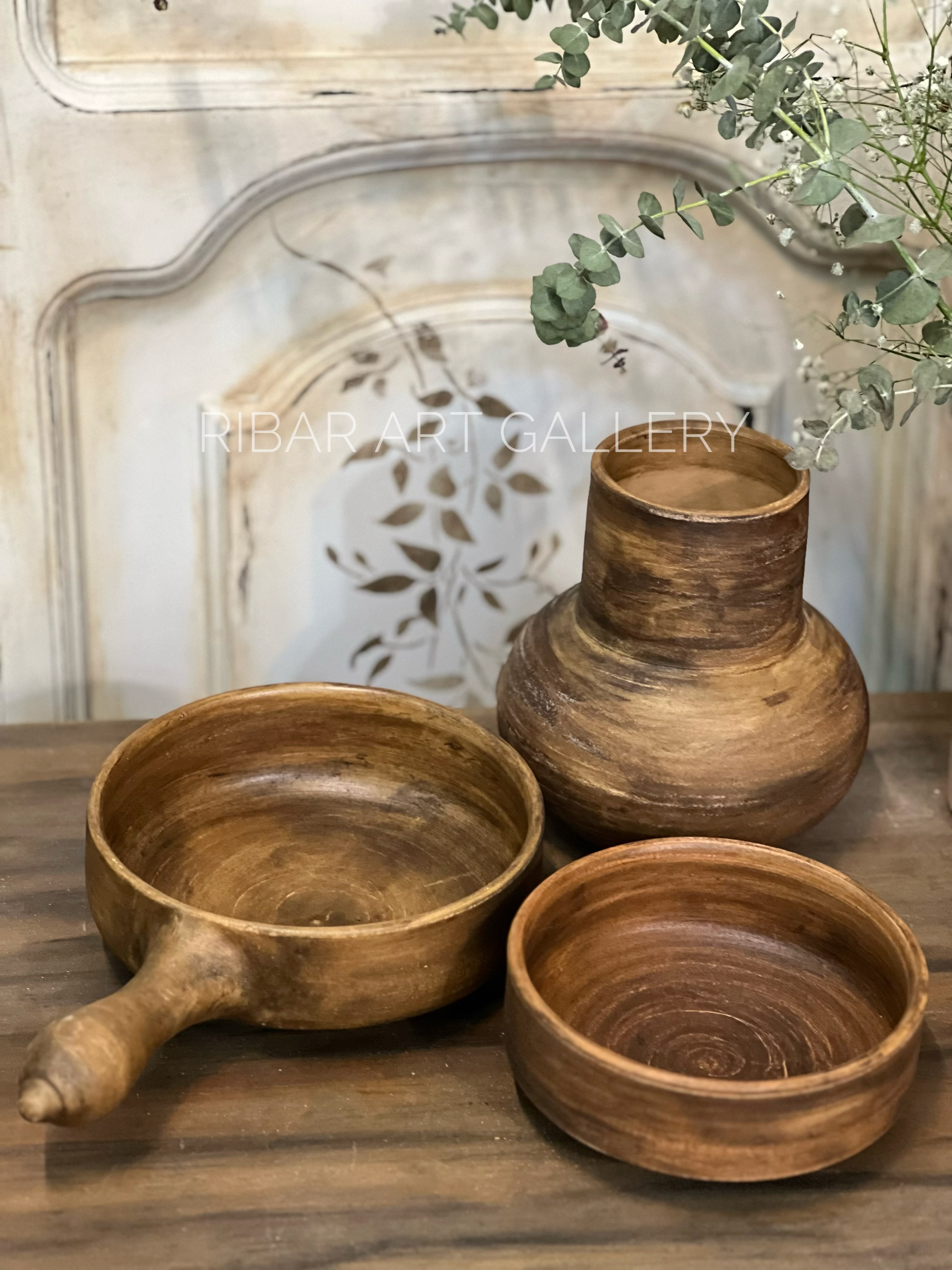 ست پذیرایی سفالینه نماچوب روستیک